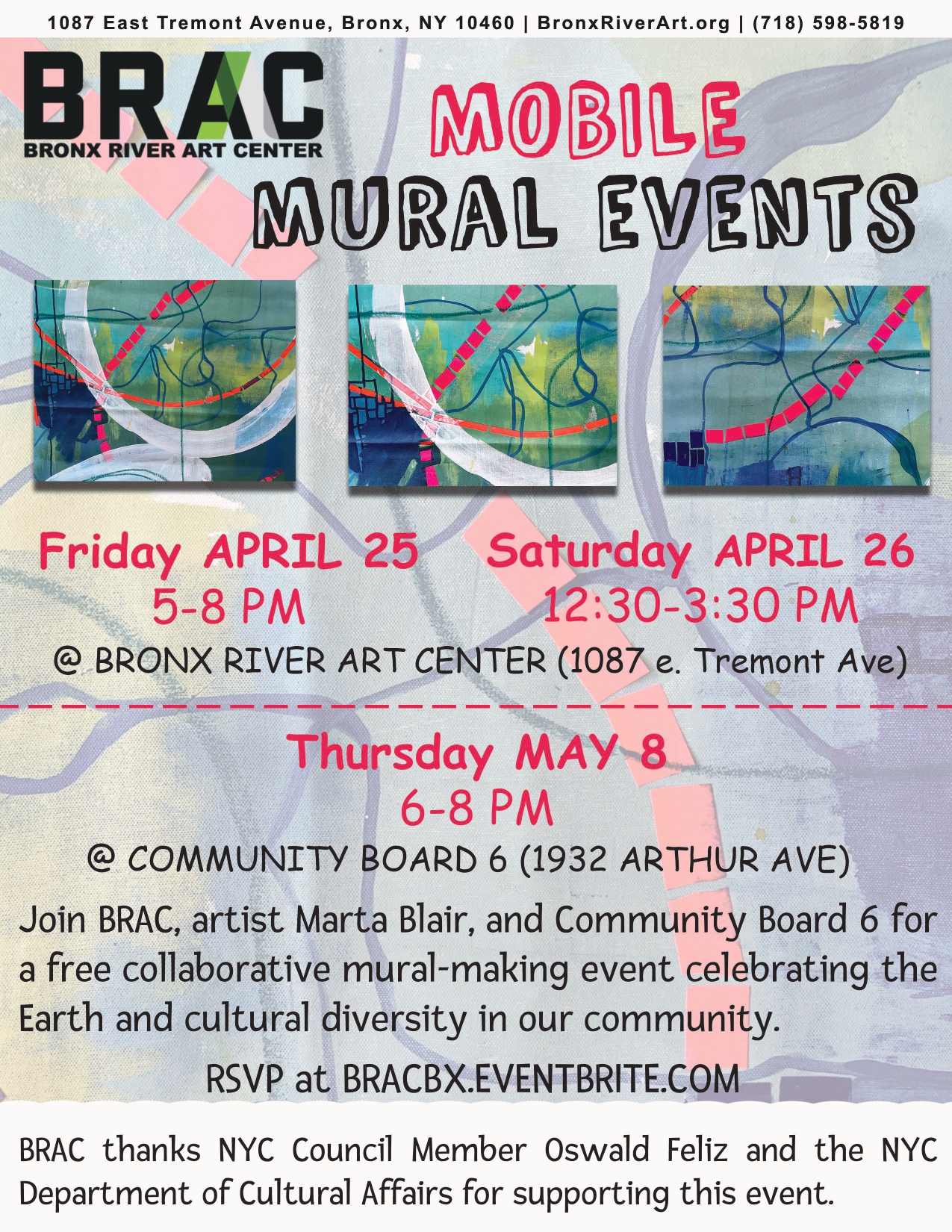 Mobile Mural Event Flyer