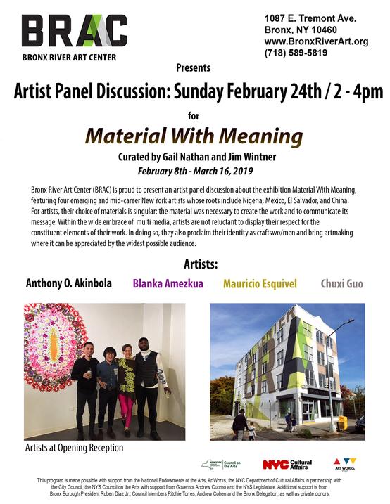 Material With Meaning - Artist Talk