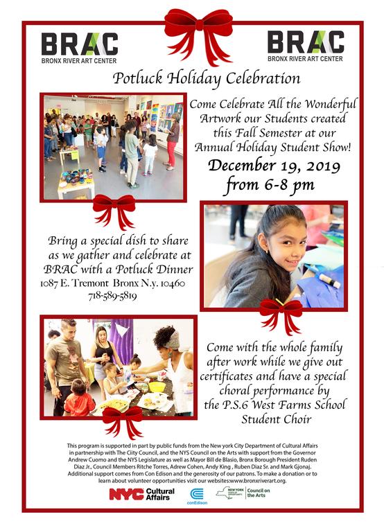 Annual Holiday Student Show and Potluck Party